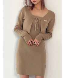 EMODA（エモダ）の「タイニットアンサンブル（ワンピース）」