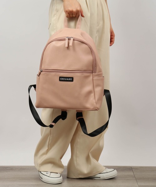 【新品未使用】CECIL Mc BEE レッド リュック CECIL McBEE カブセ ミニリュック レッド リュック 小学生