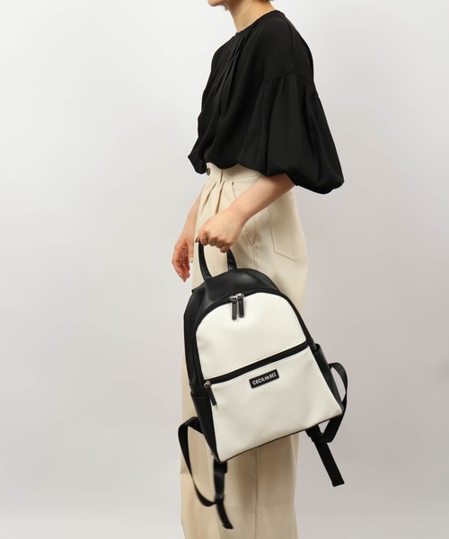 CECIL McBEE（セシルマクビー）の「CECIL McBEE bon voyage リュックサック（バックパック/リュック・レディース・ブラック/ピンク/ホワイト・F）」の10枚目の写真