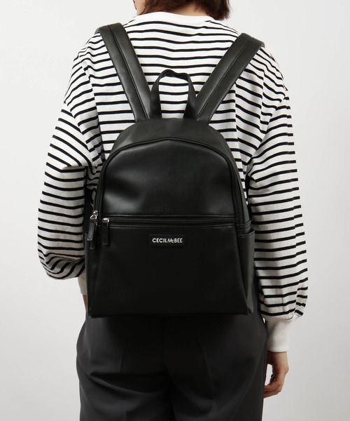 CECIL McBEE（セシルマクビー）の「CECIL McBEE bon voyage リュックサック（バックパック/リュック・レディース・ブラック/ピンク/ホワイト・F）」の11枚目の写真