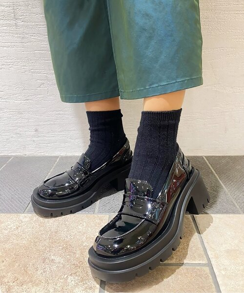 ESPERANZA(エスペランサ)の「エナメルタンクソールローファー(パンプス・レディース・ブラック系1/ブラウン系2・S/M/L/LL)」の9枚目の写真
