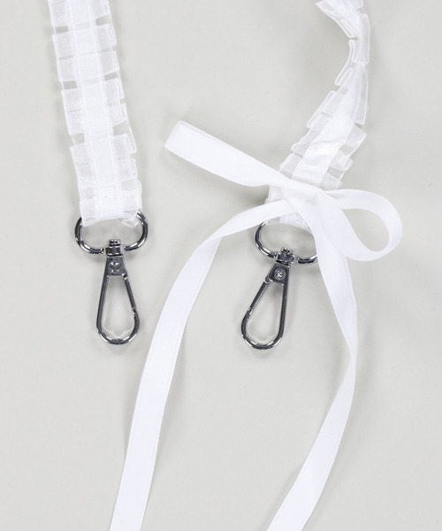 セール】【選べるスマホショルダー】付け替え用 フリルリボン