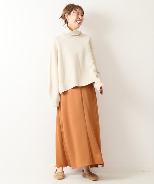 Spick&span サテンフレアスカート サテンフレアスカート（スカート）｜Spick & Span（スピック
