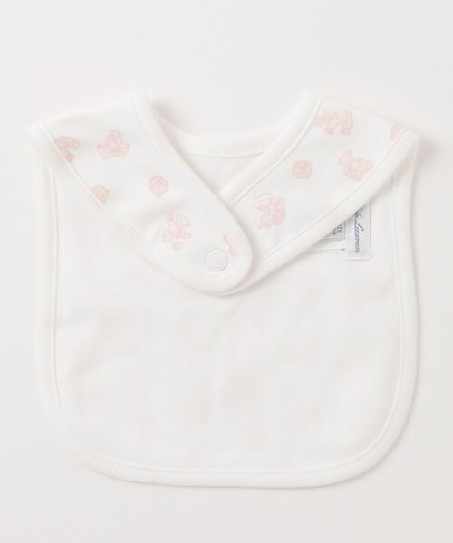 POLO RALPH LAUREN CHILDRENSWEAR(ポロ ラルフ ローレン チルドレンズウェア)の「ベアプリント オーガニック コットン ビブ(スタイ/よだれかけ・キッズ・ピンク・ONE)」の3枚目の写真