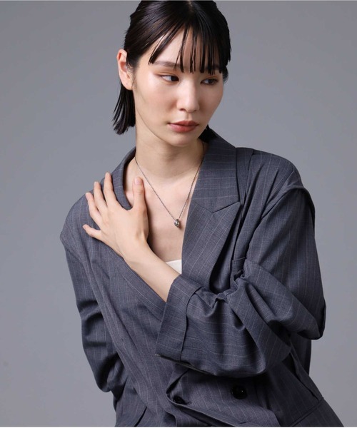 LION HEART（ライオンハート）の「【生産終了モデル】LH for Gift ロイヤルツイストダブルリングネックレス/シルバー925（ネックレス・メンズ・シルバー・50cm）」の8枚目の写真
