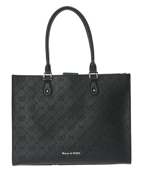 Maison de FLEUR（メゾンドフルール）の「モノグラムスクエアトート