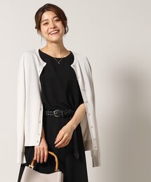 SHOO・LA・RUE | 【接触冷感/UV】シューアイス クルーネックカーディガン(カーディガン/ボレロ)