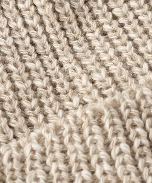 FRAMeWORK（フレームワーク）の「【HIGHLAND2000 / ハイランド2000 】ニットキャップCOTTON/LINEN（ニットキャップ/ビーニー・レディース・アイボリー/スミクロ・FREE）」の10枚目の写真