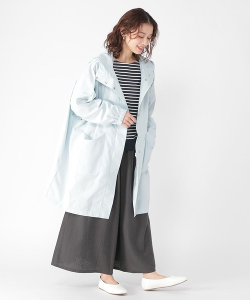 studio CLIP（スタディオクリップ）の「【マシンウォッシャブル/イージーケア】ミリタリーコート（ミリタリージャケット・レディース・ライトブルー/ナチュラル/ベージュ・FREE）」の17枚目の写真