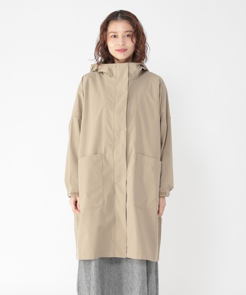 studio CLIP（スタディオクリップ）の「【マシンウォッシャブル/イージーケア】ミリタリーコート（ミリタリージャケット・レディース・ライトブルー/ナチュラル/ベージュ・FREE）」の4枚目の写真