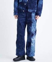 SWITCHING ZIP DYDE CORDUROY PANTS