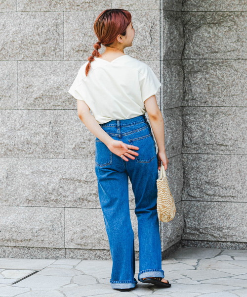 ITEMS URBANRESEARCH(アイテムズ アーバンリサーチ)の「カットミラノフレンチプルオーバー(Tシャツ/カットソー・レディース・ブラック/オフホワイト/グリーン/チャコールグレー/グレー系その他・FREE)」の15枚目の写真