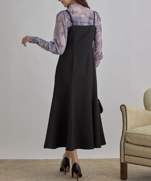 tocco closet(トッコ クローゼット)の「【ZOZO限定】チュールプリントトップス(Tシャツ/カットソー・レディース・サックスブルー/ラベンダー・M)」の14枚目の写真