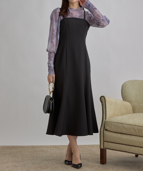 tocco closet(トッコ クローゼット)の「【ZOZO限定】チュールプリントトップス(Tシャツ/カットソー・レディース・サックスブルー/ラベンダー・M)」の7枚目の写真