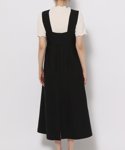 mysty woman（ミスティウーマン）の「【WEB限定】深Vジャンスカ　197899（ジャンパースカート・レディース・アイボリー/ブラック/ベージュ・FREE）」の13枚目の写真