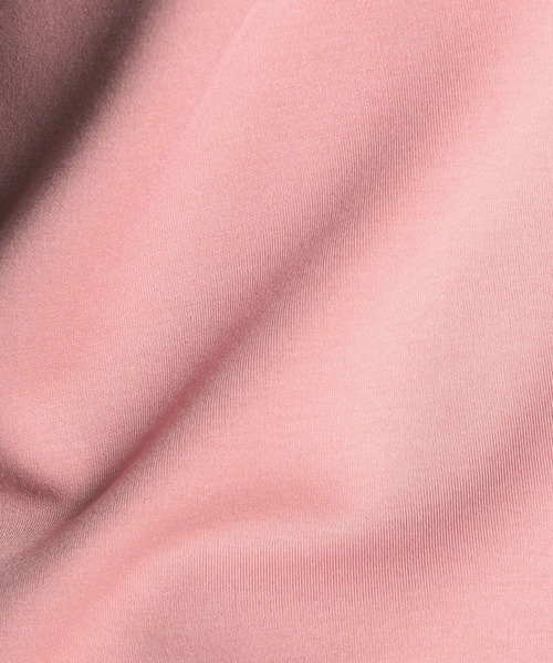 HIDEAWAYS NICOLE（ハイダウェイニコル）の「５分袖フードロゴプルオーバーパーカ（パーカー・メンズ・ブラック/ローズ/サックスブルー/オフホワイト/チェック・LARGE/MEDIUM/X-LARGE）」の14枚目の写真