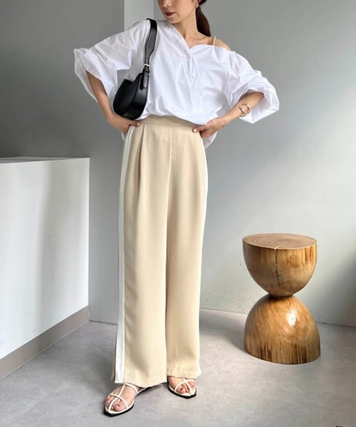 新品！CAPRICIEUX LAMAGEのパンツ♡ CAPRICIEUX LE'MAGE ジーンズ デニム デニムパンツ センター切替