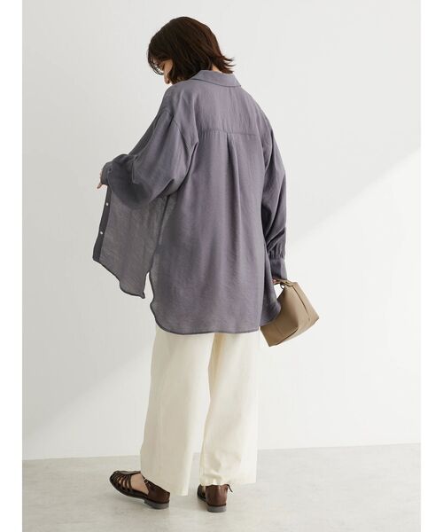 Green　Parks（グリーンパークス）の「イージーワイドパンツ（その他パンツ・レディース・イエロー/ホワイト系その他2/ライトインディゴブルー/インディゴブルー・FREE）」の16枚目の写真