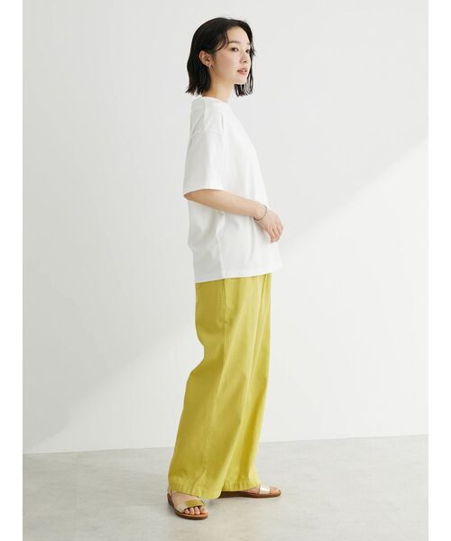 Green　Parks（グリーンパークス）の「イージーワイドパンツ（その他パンツ・レディース・イエロー/ホワイト系その他2/ライトインディゴブルー/インディゴブルー・FREE）」の20枚目の写真