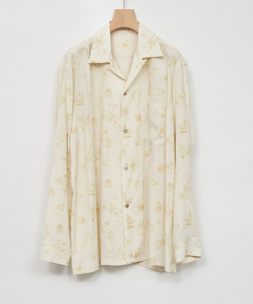 URU（ウル）の「URU/ウル/LONG SLEEVE SHIRTS（シャツ/ブラウス・メンズ・ネイビー/ベージュ・2/3/1）」の2枚目の写真