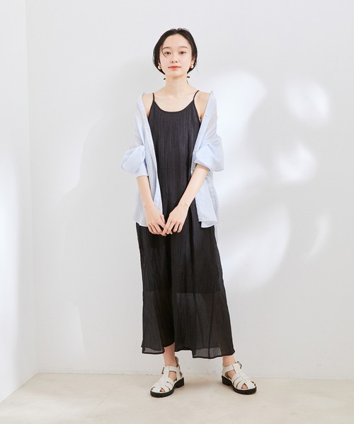 楊柳キャミロングワンピース