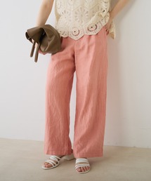 PUAL CE CIN | 麻キャンバスリラックスパンツ(その他パンツ)