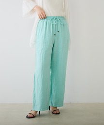 PUAL CE CIN | 麻キャンバスリラックスパンツ(その他パンツ)