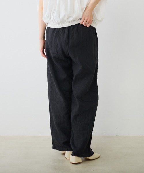 PUAL CE CIN（ピュアルセシン）の「麻キャンバスリラックスパンツ（その他パンツ・レディース・ミント/オレンジ/ブラック/ベージュ・FREE）」の19枚目の写真