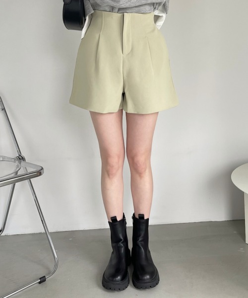 【大人の春夏コーデに＊】HERMES タック ショートパンツ タックショートパンツ [M3985] | SALE!! - レディース