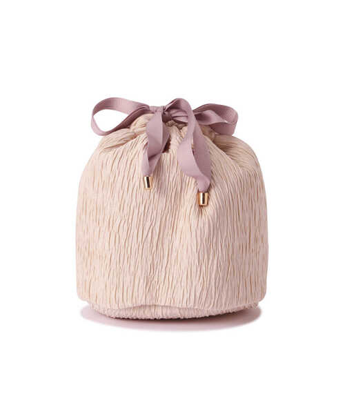 EDIT COLOGNE（エディットコロン）の「メッシュバケットバッグ（ハンドバッグ・レディース・ホワイト系その他/パープル・ﾌﾘ-）」の10枚目の写真