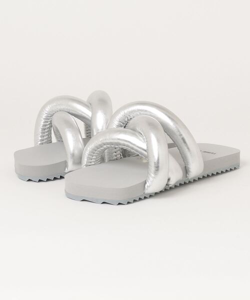 ROYAL FLASH（ロイヤルフラッシュ）の「YUME YUME/ユメユメ/TYRE SLIDE（サンダル・レディース・ピンク系その他3/ブラック/シルバー・38/37）」の3枚目の写真