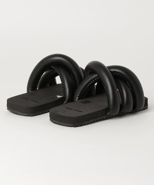 ROYAL FLASH（ロイヤルフラッシュ）の「YUME YUME/ユメユメ/TYRE SLIDE（サンダル・レディース・ピンク系その他3/ブラック/シルバー・38/37）」の4枚目の写真