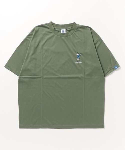 GERRY（ジェリー）の「GERRY 胸刺繍半袖Ｔシャツ（Tシャツ/カットソー・メンズ・ホワイト/グリーン/ブルー/チャコールグレー/その他・X-LARGE/MEDIUM/LARGE）」の4枚目の写真