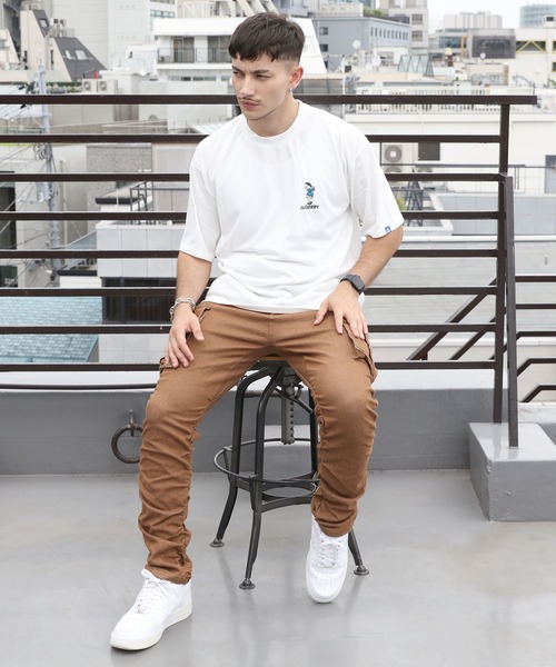 GERRY（ジェリー）の「GERRY 胸刺繍半袖Ｔシャツ（Tシャツ/カットソー・メンズ・ホワイト/グリーン/ブルー/チャコールグレー/その他・X-LARGE/MEDIUM/LARGE）」の6枚目の写真