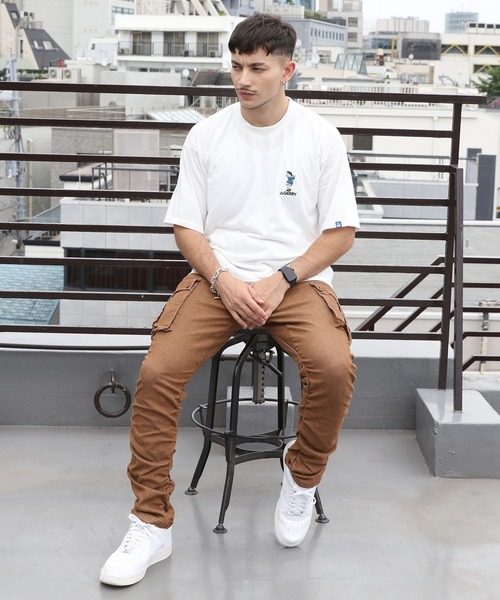 GERRY（ジェリー）の「GERRY 胸刺繍半袖Ｔシャツ（Tシャツ/カットソー・メンズ・ホワイト/グリーン/ブルー/チャコールグレー/その他・X-LARGE/MEDIUM/LARGE）」の7枚目の写真