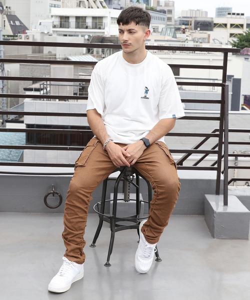 GERRY（ジェリー）の「GERRY 胸刺繍半袖Ｔシャツ（Tシャツ/カットソー・メンズ・ホワイト/グリーン/ブルー/チャコールグレー/その他・X-LARGE/MEDIUM/LARGE）」の8枚目の写真