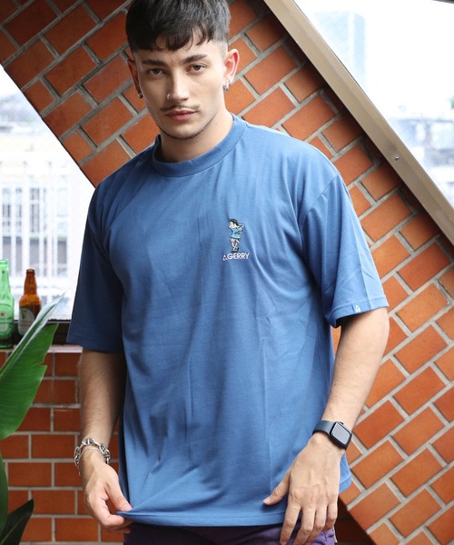 GERRY（ジェリー）の「GERRY 胸刺繍半袖Ｔシャツ（Tシャツ/カットソー・メンズ・ホワイト/グリーン/ブルー/チャコールグレー/その他・X-LARGE/MEDIUM/LARGE）」の9枚目の写真