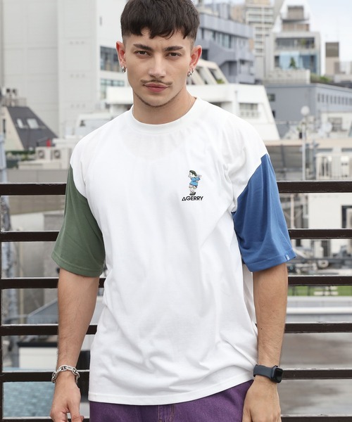 GERRY（ジェリー）の「GERRY 胸刺繍半袖Ｔシャツ（Tシャツ/カットソー・メンズ・ホワイト/グリーン/ブルー/チャコールグレー/その他・X-LARGE/MEDIUM/LARGE）」の18枚目の写真