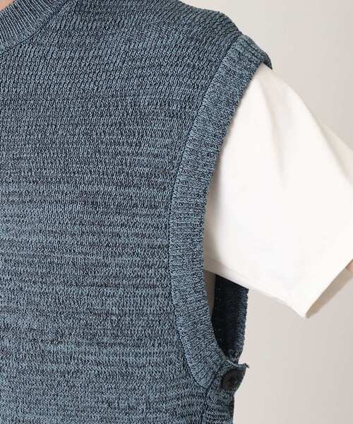 tk.TAKEO KIKUCHI（ティーケータケオキクチ）の「◆アソートデザインニットベスト（ベスト・メンズ・ブラック/ホワイト/ブラック系6/ブルー系6・88/66）」の8枚目の写真