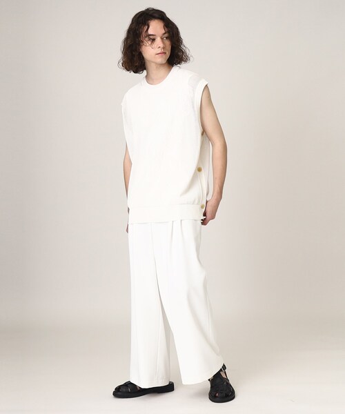 tk.TAKEO KIKUCHI（ティーケータケオキクチ）の「◆アソートデザインニットベスト（ベスト・メンズ・ブラック/ホワイト/ブラック系6/ブルー系6・88/66）」の20枚目の写真