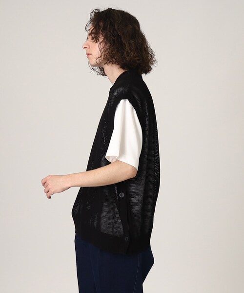 tk.TAKEO KIKUCHI（ティーケータケオキクチ）の「◆アソートデザインニットベスト（ベスト・メンズ・ブラック/ホワイト/ブラック系6/ブルー系6・88/66）」の11枚目の写真