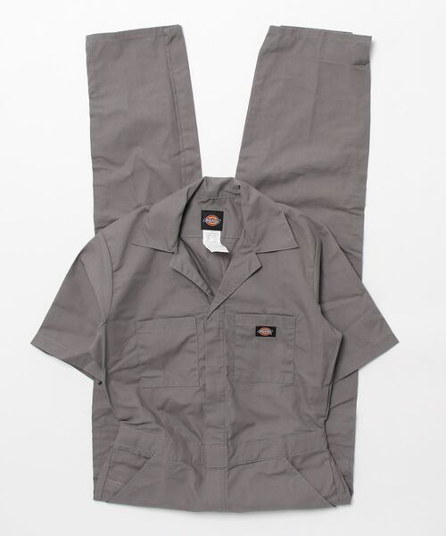 Dickies(ディッキーズ)の「【DICKES】(UN)SS POPLIN COVERALL(つなぎ/オールインワン・メンズ・ブラック/グレー/カーキ/ネイビー・LARGE/MEDIUM)」の3枚目の写真