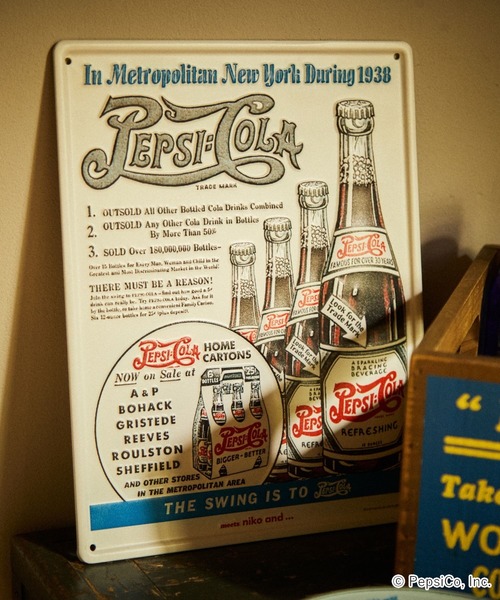 niko and（ニコアンド）の「【PEPSI(ペプシ)】コラボサインボード