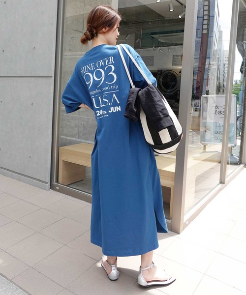 CORNERS（コーナーズ）の「バックプリントビッグシルエットT