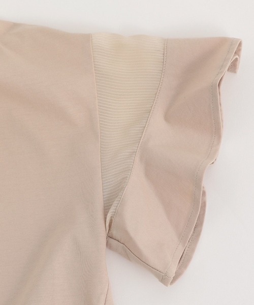 Andemiu(アンデミュウ)の「10thソデフハクカットソー 904717(Tシャツ/カットソー・レディース・オフホワイト/ブラック/グレイッシュベージュ/ピンク/オレンジ/キャメル/ミント/グリーン/ブルー/ネイビー/カーキ/ダークブラウン/レッド系その他・FREE)」の19枚目の写真