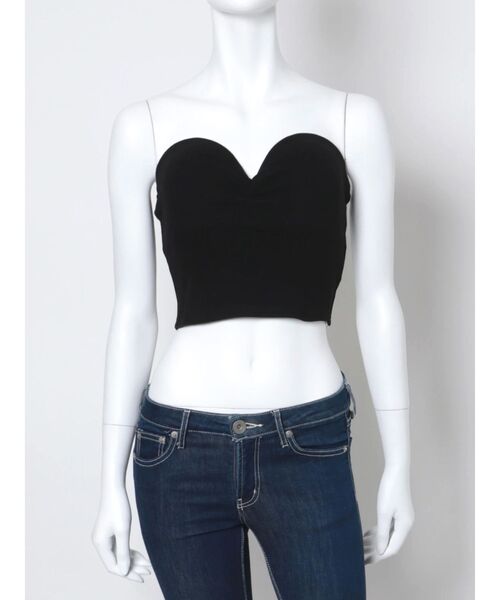 GYDA(ジェイダ)の「リブベアビスチェ(タンクトップ・レディース・オフホワイト/ブラック・FREE)」の22枚目の写真