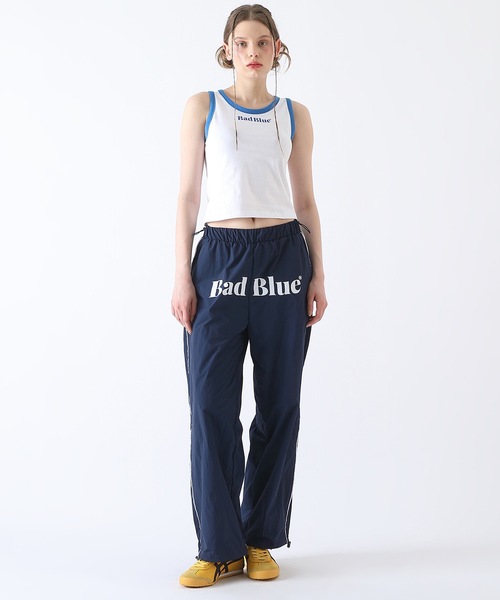 セール】【BadBlue 】Logo Sleeveless White（タンクトップ