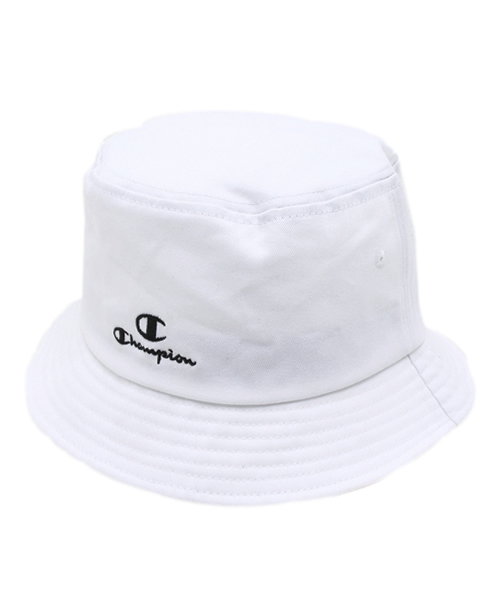 Champion（チャンピオン）の「ユニセックス チャンピオン コットンツイル バケットハット Champion TWILL HAT 1411-10（ハット・メンズ・ホワイト/ブラック/ベージュ/ネイビー・ONE SIZE）」の2枚目の写真