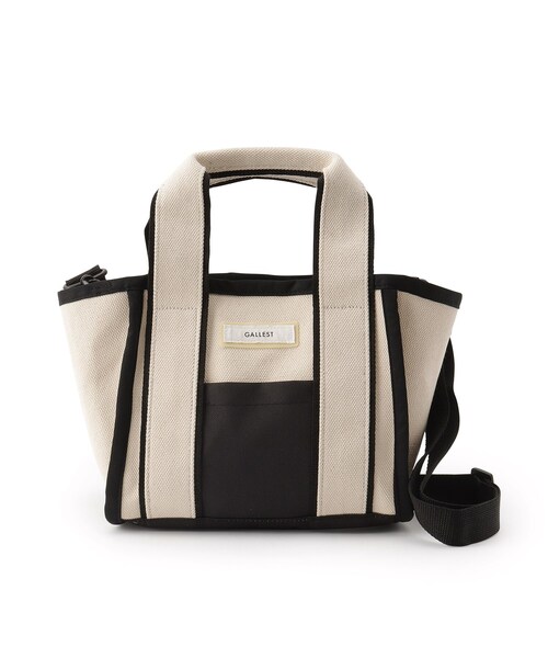 GALLEST（ギャレスト）の「キャンパススモールバッグ（ショルダーバッグ・レディース・ホワイト系/カーキ・00）」の8枚目の写真