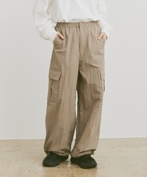 flaner | Loose military nylon cargo pants / ルーズミリタリーナイロンカーゴパンツ(カーゴパンツ)
